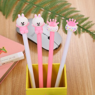 bút thỏ cony bánh vương miện D184 bút  bút hoạt hình bút dễ thương bút kute viết gel