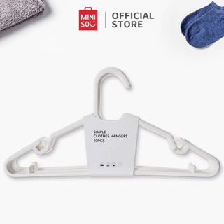 [Mã LIFEMALL995 giảm 10% đơn 99K] Móc treo Móc quần áo 10 Cái Móc Nhựa Cao Cấp Phơi Quần Áo Miniso