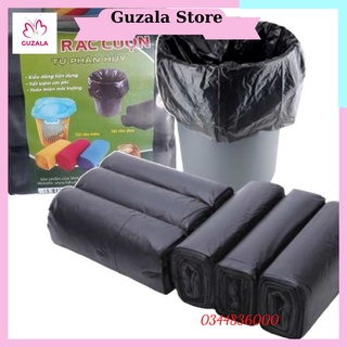 Túi rác đen cuộn loại 0,5kg, túi rác tự hủy - Mã: TS GD 33