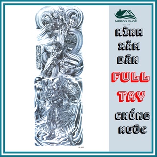 Hình Xăm Dán Kín Tay, Nửa Lưng QB-3070