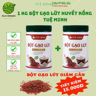 Combo 2 hộp Bột Gạo Lứt Huyết Rồng Tuệ Minh Nguyên Chất 100% ,Bột Gạo Lứt Giảm Cân Dành Cho Người Ăn Kiêng Thực Dưỡng