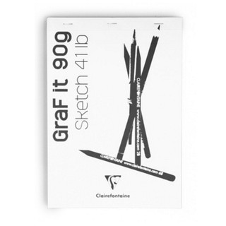 Sổ Vẽ Clairefontaine GraF It A4 90gsm Sketch 41LB