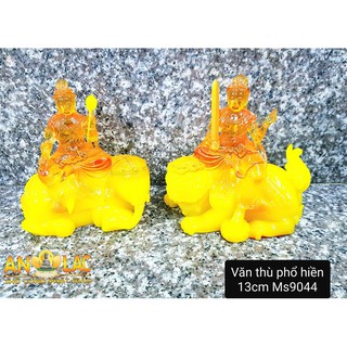 Tượng Văn Thù Phổ Hiền SN 13.5cm