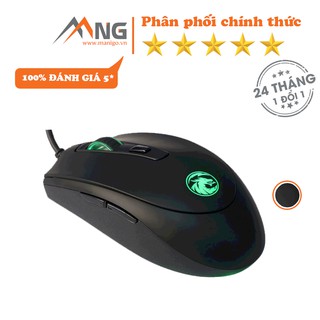 Chuột Gaming E-DRA EM614 Độ Phân Giải 4000 DPI Đèn Led Có Dây Bảo hành 24 tháng