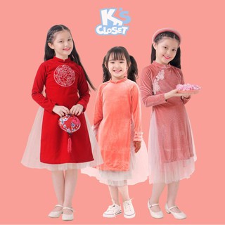 Áo Dài Bé Gái (Không Kèm Quần / Chân Váy) (3-9 tuổi) K's Closet K388NIF / K368NIF / K462EIF