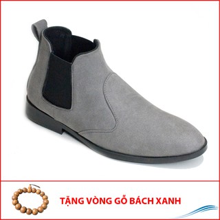 Giày Chealsea Boot Nam AROTI Cao Cổ Chất Đẹp Cao Cấp,Đế Khâu Siêu Bền, Tăng Chiều Cao 3cm Form Hàn Đủ size  CB520-BUX(GB
