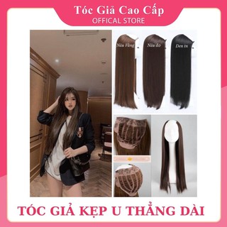 Tóc kẹp U ❤️FREESHIP❤️ nhập 5k khi nhập mã [TOCGIADEP] - tóc kẹp U thẳng