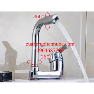 Vòi chậu lavabo kiêm sen tắm nóng lạnh cao cấp SNL 12 tặng đôi dây cấp nước inox