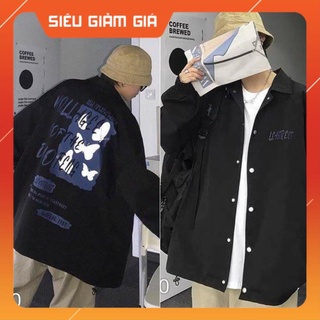 Áo khoác dù cardigan unisex form rộng nam nữ (kèm ảnh thật)