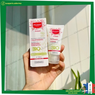 Kem dưỡng Mustela Bio Organic  hữu cơ ngăn ngừa nứt đầu ti, an toàn lành tính cho mẹ, cho bé an tâm bú