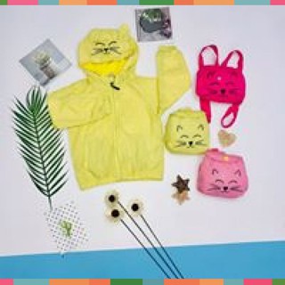 Áo khoác trẻ em, áo gió cho bé chất dày dặn 2 lớp, nhiều màu, size 2-7 - SUNKIDS