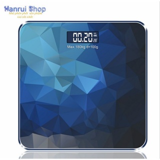Cân sức khoẻ điện tử và đo nhiệt độ môi trường cao cấp Blue Diamond (max=180kg,+/- 100g) ⚖️⚖️