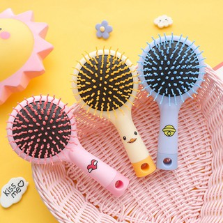 Lược chải tóc mát xa đệm khí có gương hoạt hình Hàn Quốc dễ thương LUCY LUXURY SHOP