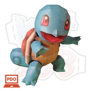 Mô hình giấy Pokemon Squirtle
