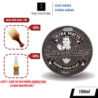 Sáp Vuốt Tóc Nam Dapper Dan Ultra Matte Clay Pomade 100 ml