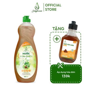 Nước rửa chén Bồ Hòn - Nha Đam bảo vệ và dưỡng da tay 400ml/800ml JULYHOUSE