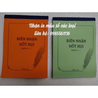 giấy Biên nhận Hốt HỤi
