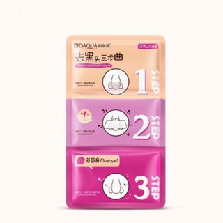 1 MIẾNG LỘT MỤN MŨI, MỤN ĐẦU ĐEN 3 BƯỚC BIOAQUA