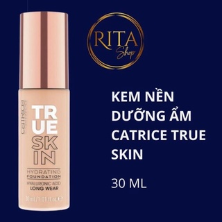 Kem nền dưỡng ẩm Catrice True Skin, kem nền che phủ hoàn hảo dùng cho mọi loại da mặt - minmin.cosmetic