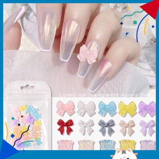 Hạt đính trang trí móng hình nơ 3D xinh xắn dành cho Nail