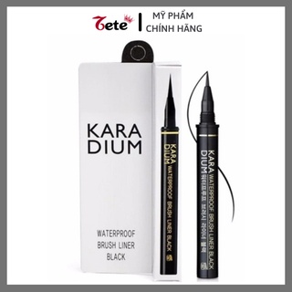 Kẻ Mắt Karadium Waterproof Brush Liner Black
