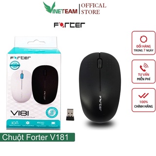 Chuột không dây Vinetteam Forter V181 siêu bền , siêu nhạy tặng kèm pin Bảo hành chính hãng -dc2225