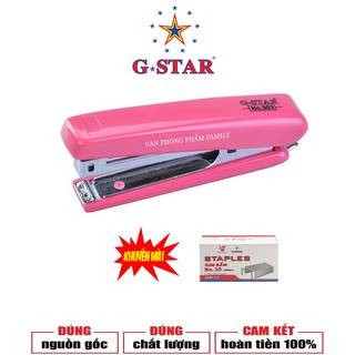 BẤM KIM VĂN PHÒNG CAO CẤP GSTAR GS-903, DÙNG KIM BẤM SỐ 10 TẶNG KÈM 1 HỘP KIM BẤM SỐ 10 G-STAR