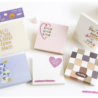 Túi 100 tấm giấy ghi chú cute note kế hoạch Nice day trang trí sổ | BNM134