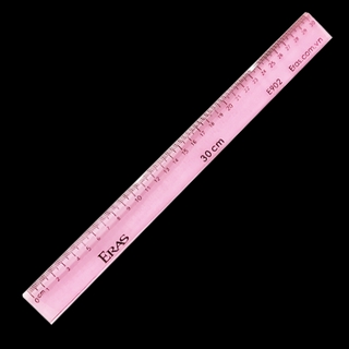 Thước Kẻ Màu 30 cm - Eras E902 - Hồng - Eras