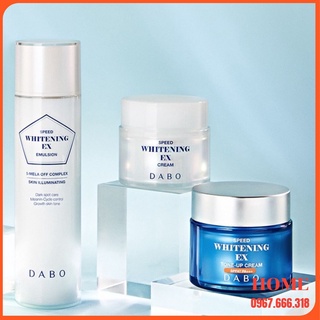 Bộ Dưỡng Trắng Da Mặt nhanh Dabo Speed Whitening Ex Dưỡng trắng da nhanh, mờ nếp nhăn, thâm nám, tàn nhang, chống nắng