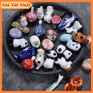 [Nhiều mẫu] Gác đũa gốm sứ phụ kiện bàn ăn trang trí nhà cửa