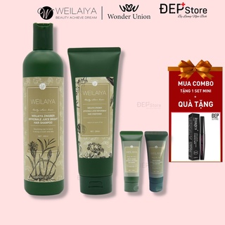 Dầu Gội WEILAIYA Gừng Hà Thủ Ô , Ngăn Rụng Tóc, Kích Mọc Tóc 400ml