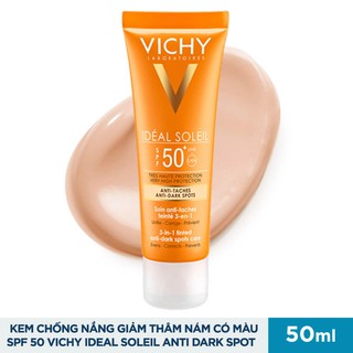 Kem Chống Nắng Bảo Vệ Da, Che Khuyết Điểm Ideal Soleil Anti-Dark Spot 50ml