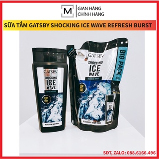 [SIÊU MÁT LẠNH] Sữa tắm hương nước hoa siêu mát lạnh chuẩn băng giá GATSBY Refreshing Body Wash Refresh Burst 250ml