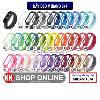 Dây đeo cao su thay thế cho Xiaomi Miband 3 Xiaomi Miband 4 chất lượng cao