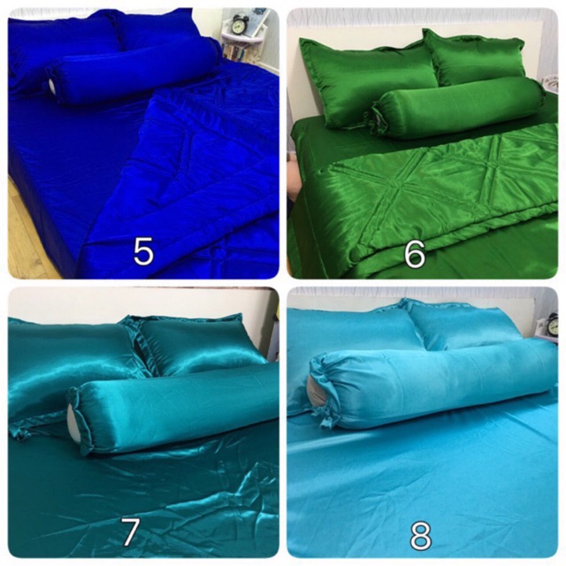 Full mền bộ ga phi lụa 1,6x2m- 749k