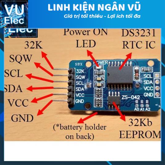 Module DS3231 + AT24C32