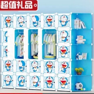 Tủ nhựa lắp ghép 25 Ô+ 5 KỆ GÓC sâu 47cm. Tặng kèm 3 treo đồ