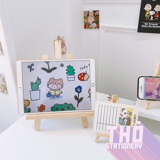 Giá Gỗ Đa Năng Vintage  Đỡ Điện Thoại Ipad Giữ Ảnh Postcard Decor Trang Trí Phòng Bàn Học Phụ Kiện Chụp Ảnh Tiktok