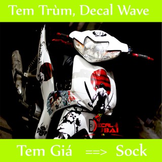 Tem trùm wave s Samurai dè trắng