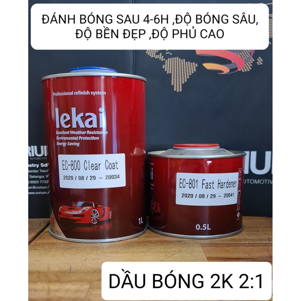 Sơn bóng 2K Lekai EC800 ( sơn xe máy và ô tô)