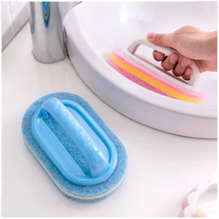 Dụng cụ cọ rửa có tay cầm bếp, xong nồi, nhà tắm đa năng, cọ bọt biển freeship dày dặn cao cấp