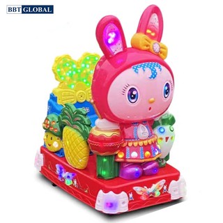 Đồ chơi nhún điện trẻ em hình thỏ tai dài BBT Global 1001