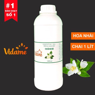 Tinh Dầu Hoa Nhài 1 LÍT VIDAME - Hàng Chính Hãng, Nhập Khẩu Ấn, hoa lài thơm mát, thư giãn, khử mùi, thơm phòng