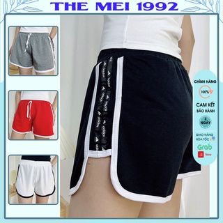 Quần đùi short nữ THE MEI 1992 cao cấp - Quần sooc nữ Umi da cá cạp chun nâng mông phong cách thể thao thời trang