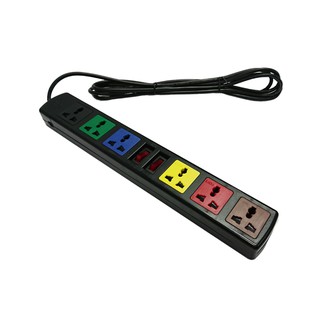 Ổ 2 công tắc 6 ổ 3m, 5m đa năng - Hàng chính hãng sẵn có
