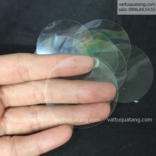 Miếng kính huy hiệu 100 cái/bịch