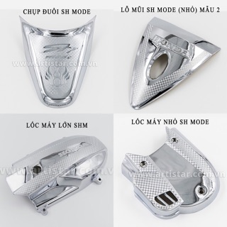 ỐP TRANG TRÍ XE SH MODE 2018 Mạ Crom