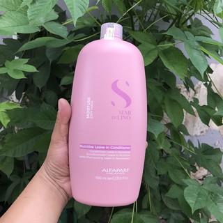 Kem xả khô Moisture dành cho tóc khô xơ Semi Dilino Nutritive Leave-In Conditioner Alfaparf 1000ml
