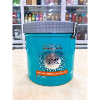 (1000ml) Kem hấp, ủ tóc Loreal Hair Spa Creambath Nourishing salon chuyên nghiệp